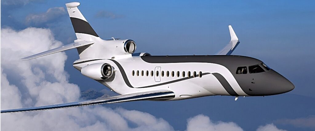 Falcon 7X trijet exterior – Horizon Jets luxury charter
