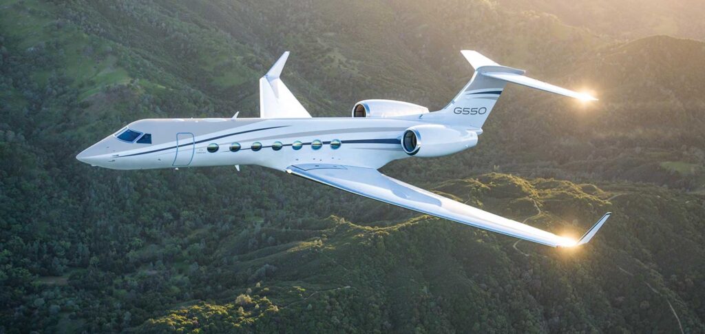 G550 private jet – ideal for international corporate travel