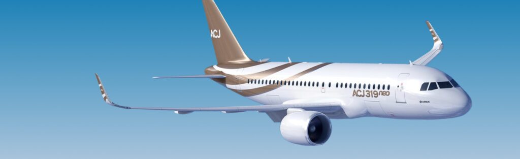ACJ319 VIP jet – wide-body luxury for global executive travel