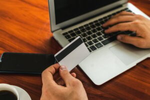 Arabian man wearing kandora flying on private jet